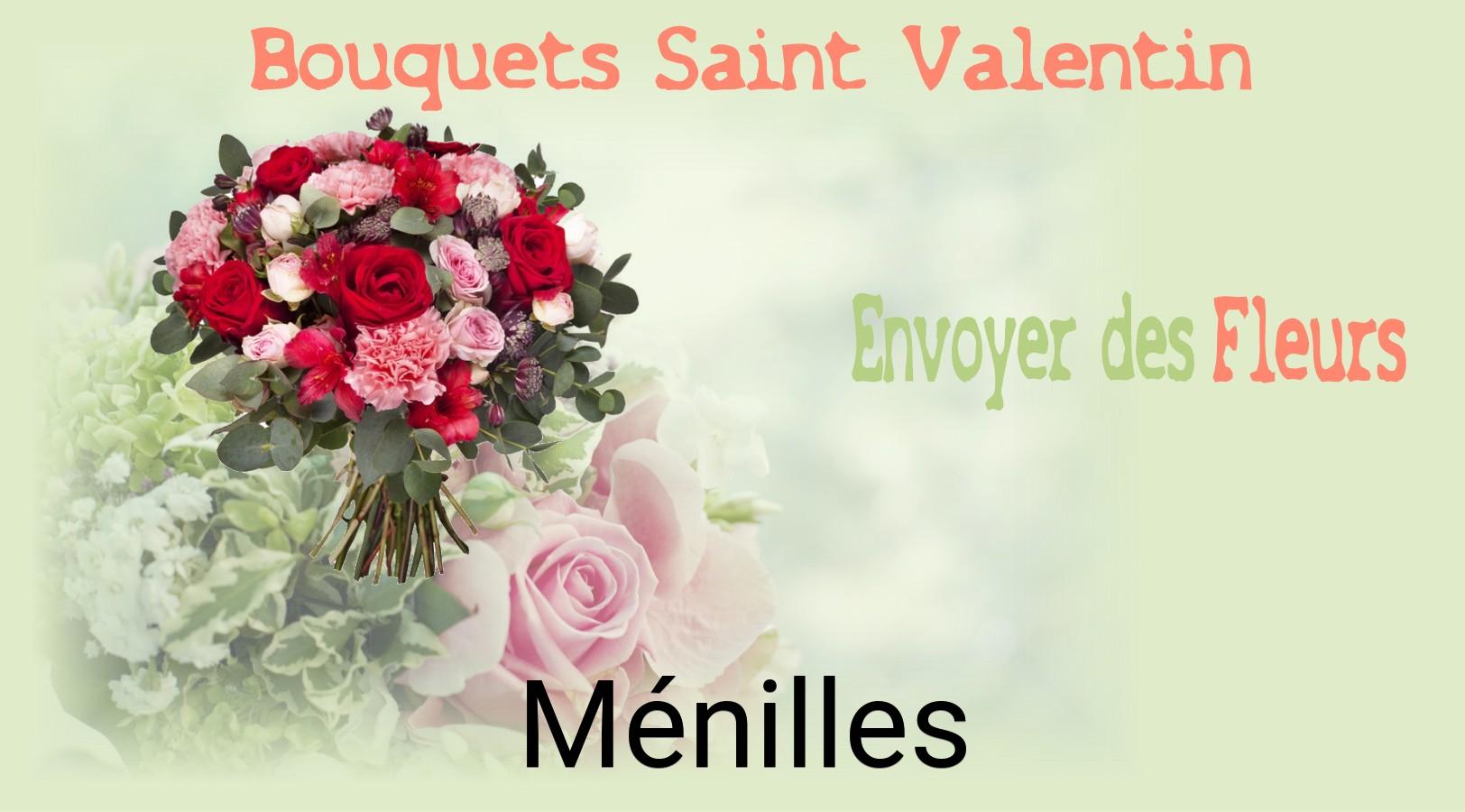 Roses de Saint-Valentin livrées à Ménilles